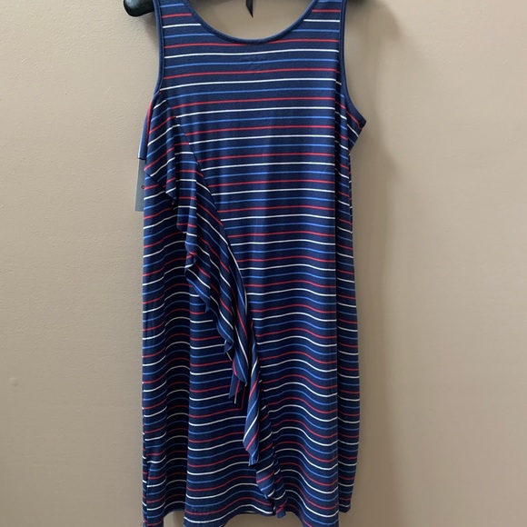 NWT CAT& JACK Red, White, and Blue dress - Picture 2 of 4